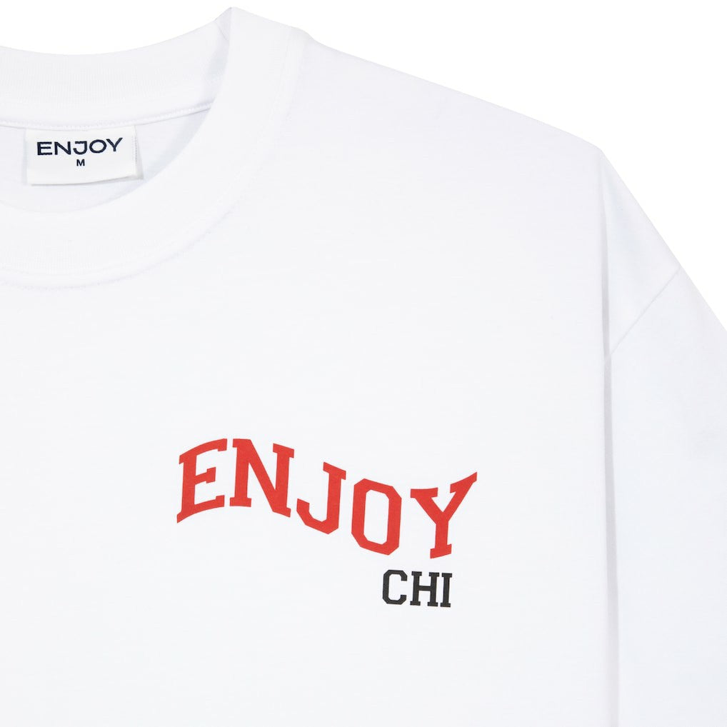 Enjoy Basketball x Chicago Bulls Unisex Hoop Enthusiast Capsule Collection T-Shirt - White outlet On Sale