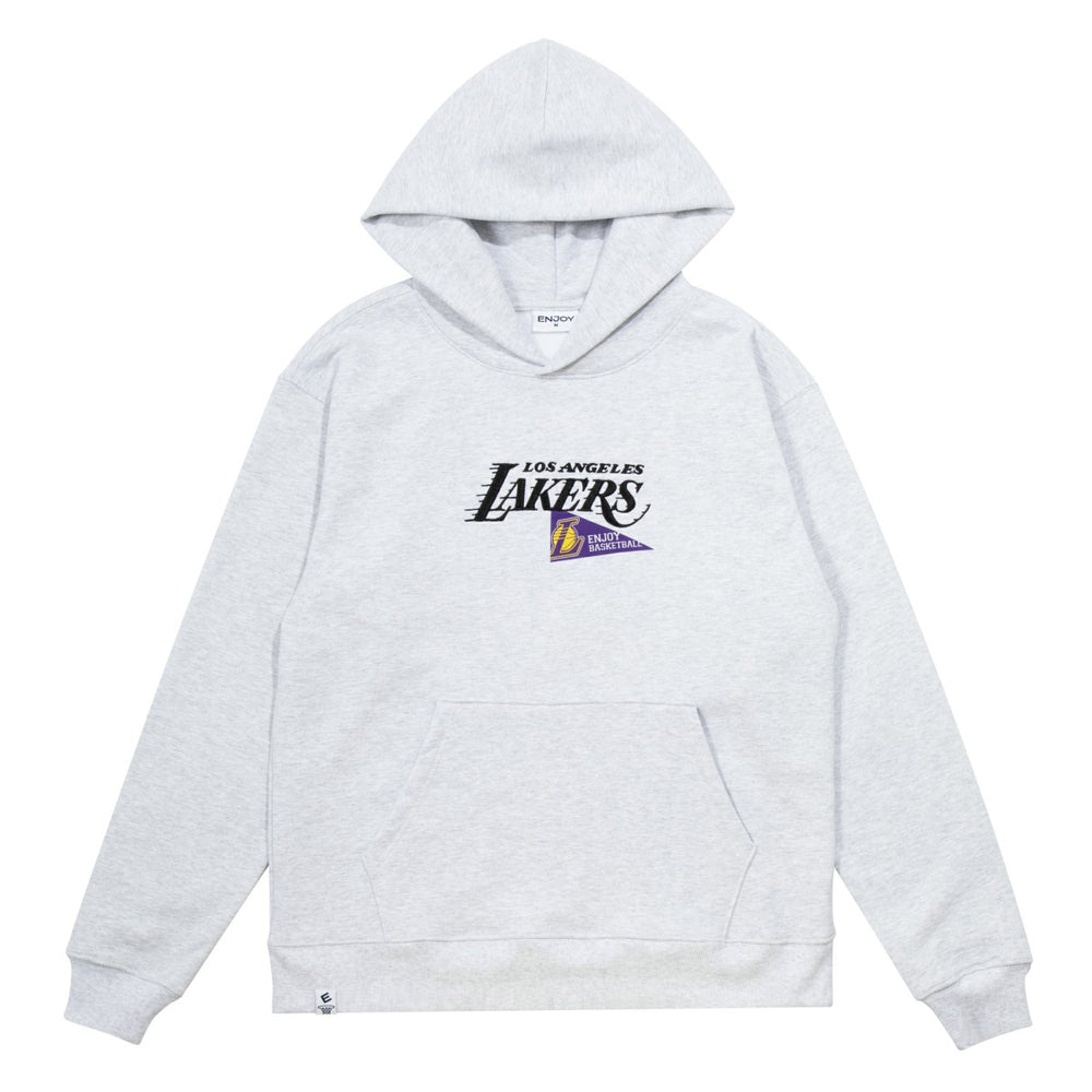 Enjoy Basketball x Los Angeles Lakers Unisex Hoop Enthusiast Capsule Collection Pullover Hoodie - Heather Gray shop Discount