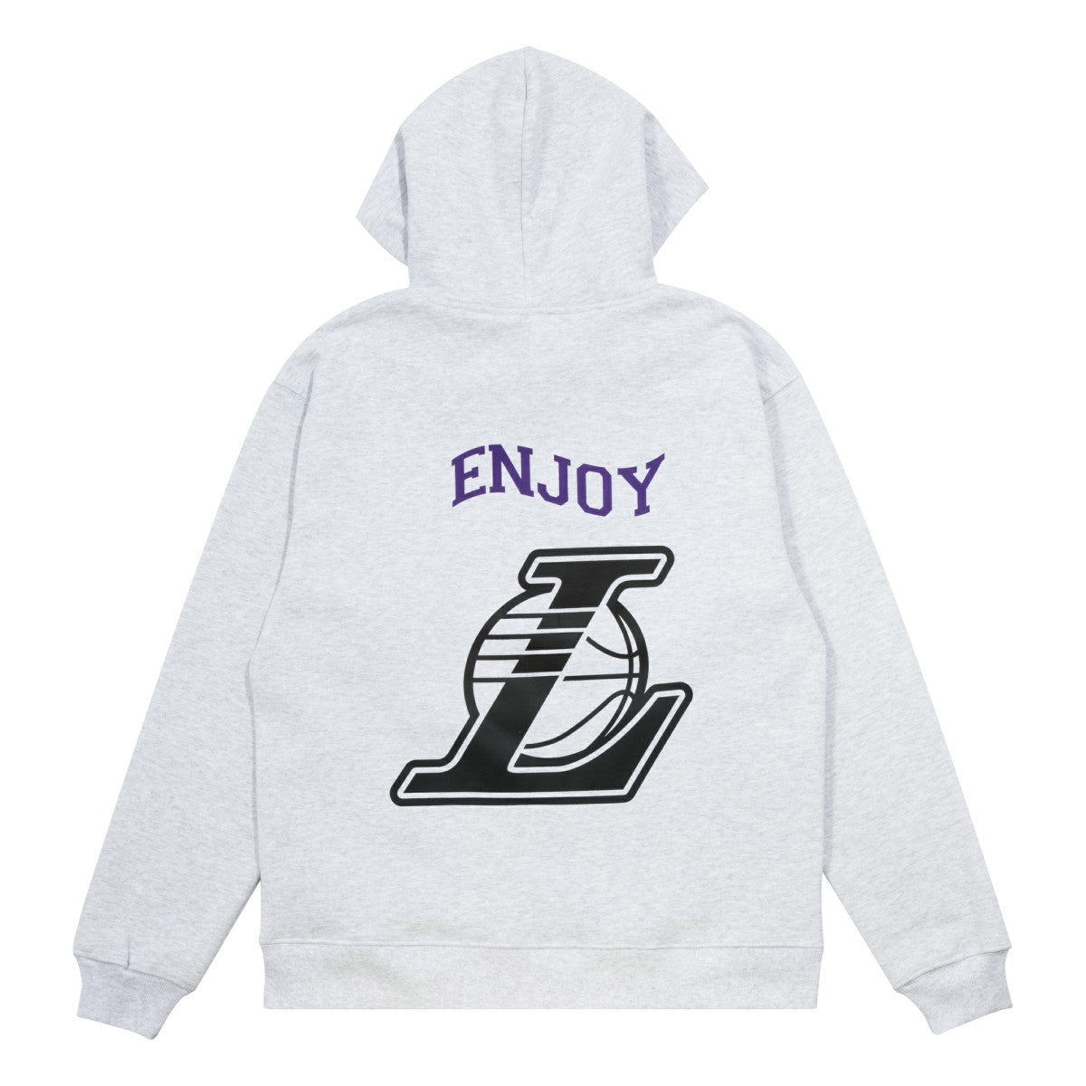 Enjoy Basketball x Los Angeles Lakers Unisex Hoop Enthusiast Capsule Collection Pullover Hoodie - Heather Gray shop Discount