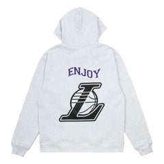 Enjoy Basketball x Los Angeles Lakers Unisex Hoop Enthusiast Capsule Collection Pullover Hoodie - Heather Gray shop Discount