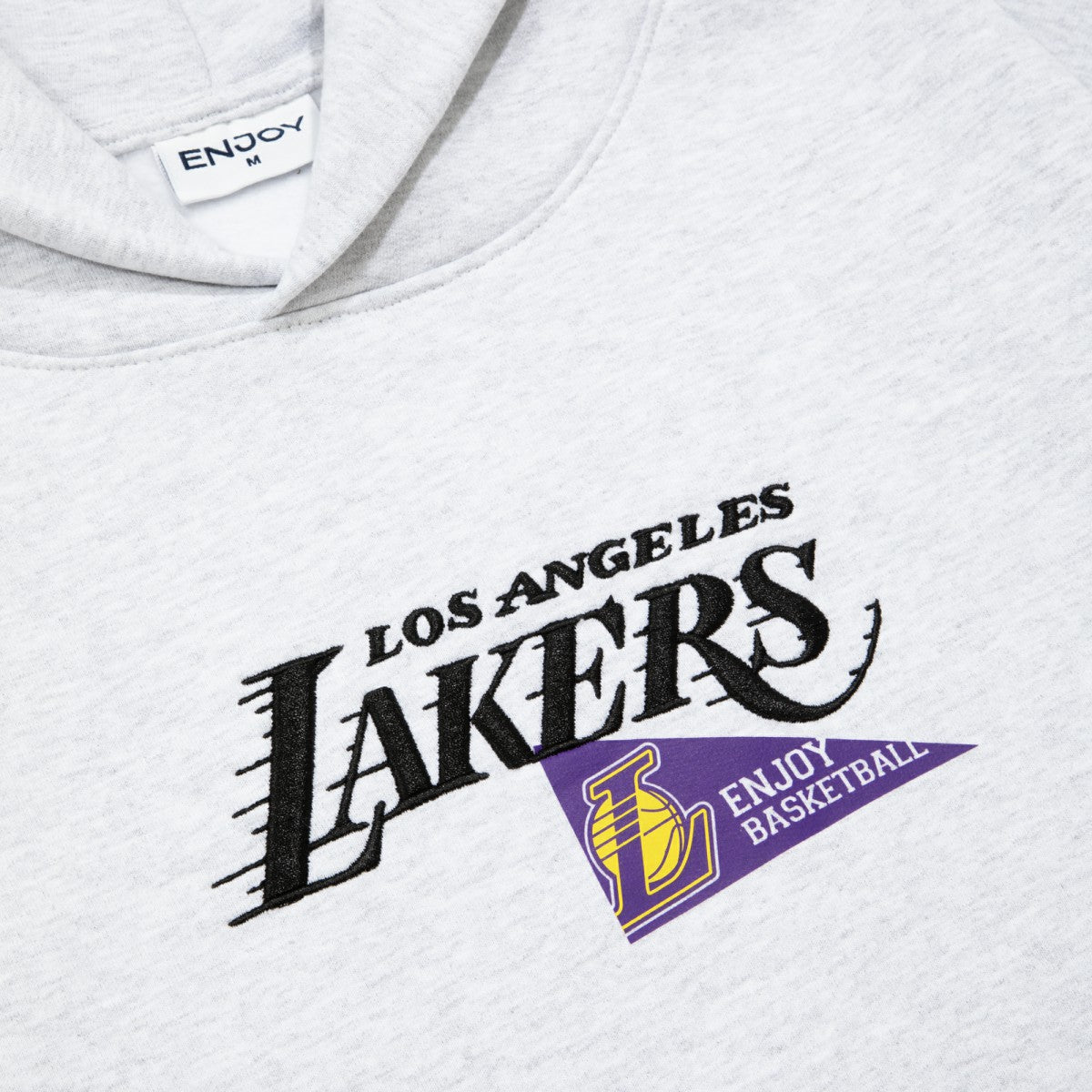 Enjoy Basketball x Los Angeles Lakers Unisex Hoop Enthusiast Capsule Collection Pullover Hoodie - Heather Gray shop Discount
