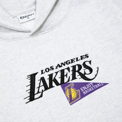 Enjoy Basketball x Los Angeles Lakers Unisex Hoop Enthusiast Capsule Collection Pullover Hoodie - Heather Gray shop Discount