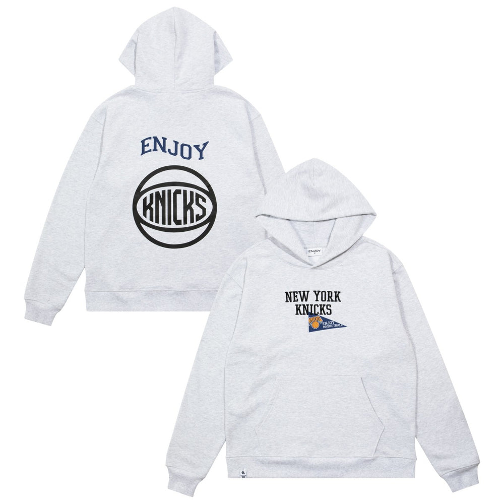 Enjoy Basketball x New York Knicks Unisex Hoop Enthusiast Capsule Collection Pullover Hoodie - Heather Gray outlet On Sale