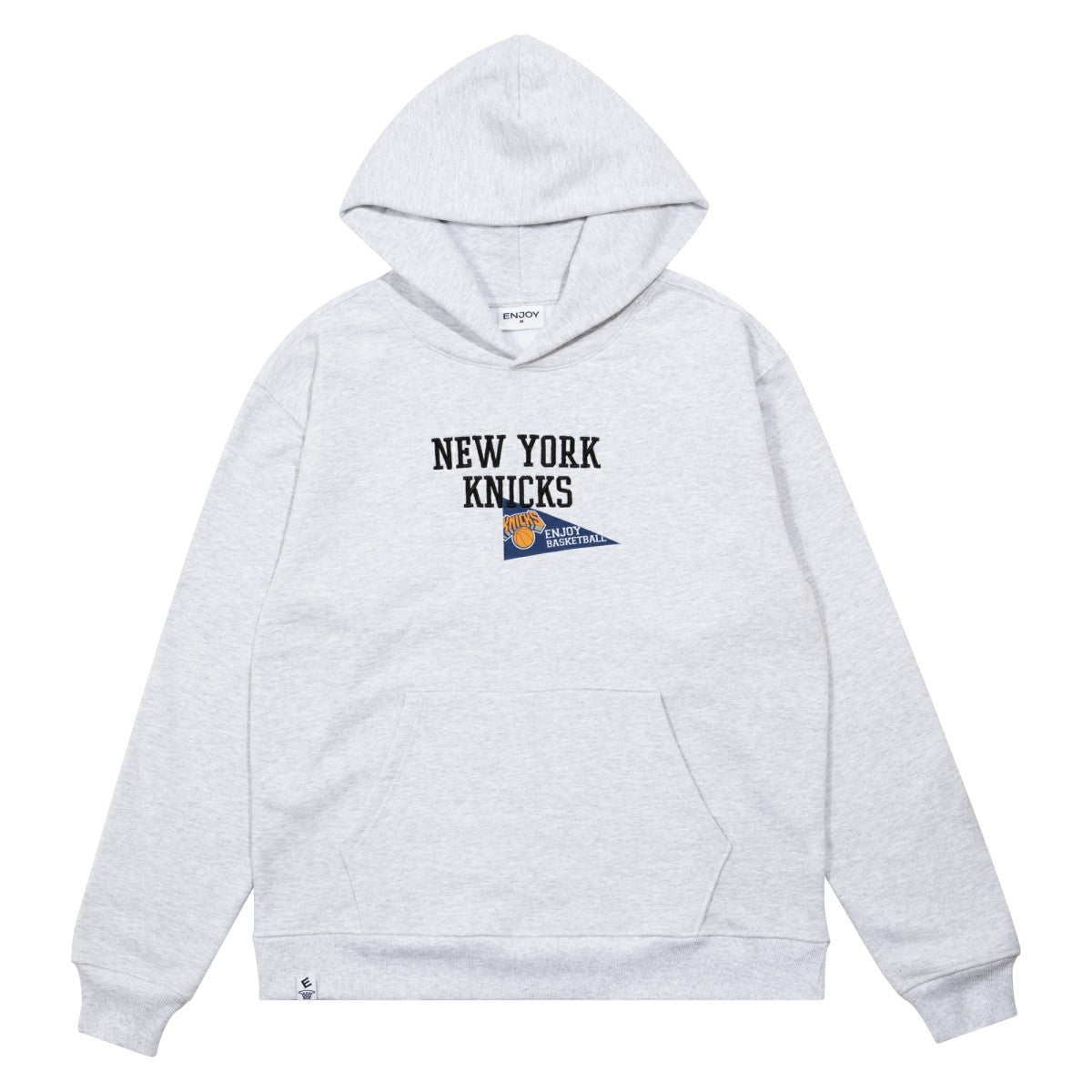 Enjoy Basketball x New York Knicks Unisex Hoop Enthusiast Capsule Collection Pullover Hoodie - Heather Gray outlet On Sale