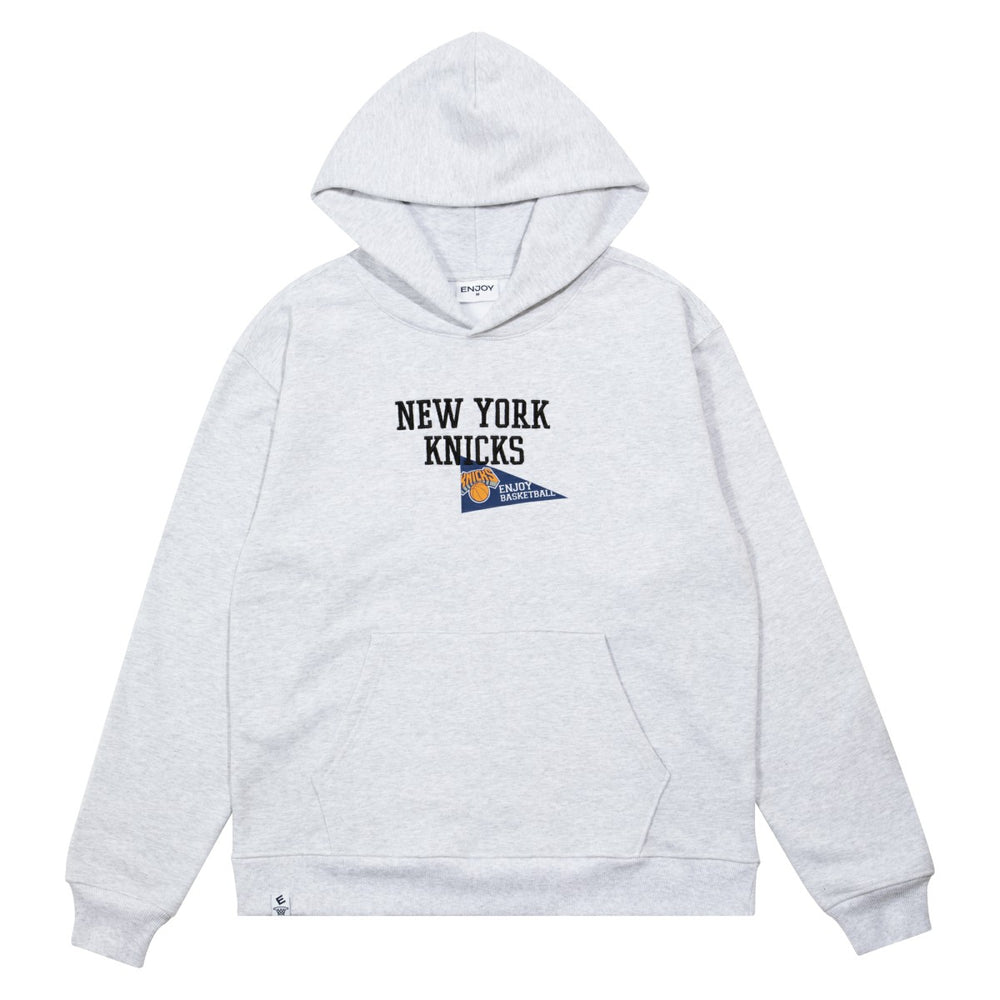 Enjoy Basketball x New York Knicks Unisex Hoop Enthusiast Capsule Collection Pullover Hoodie - Heather Gray outlet On Sale
