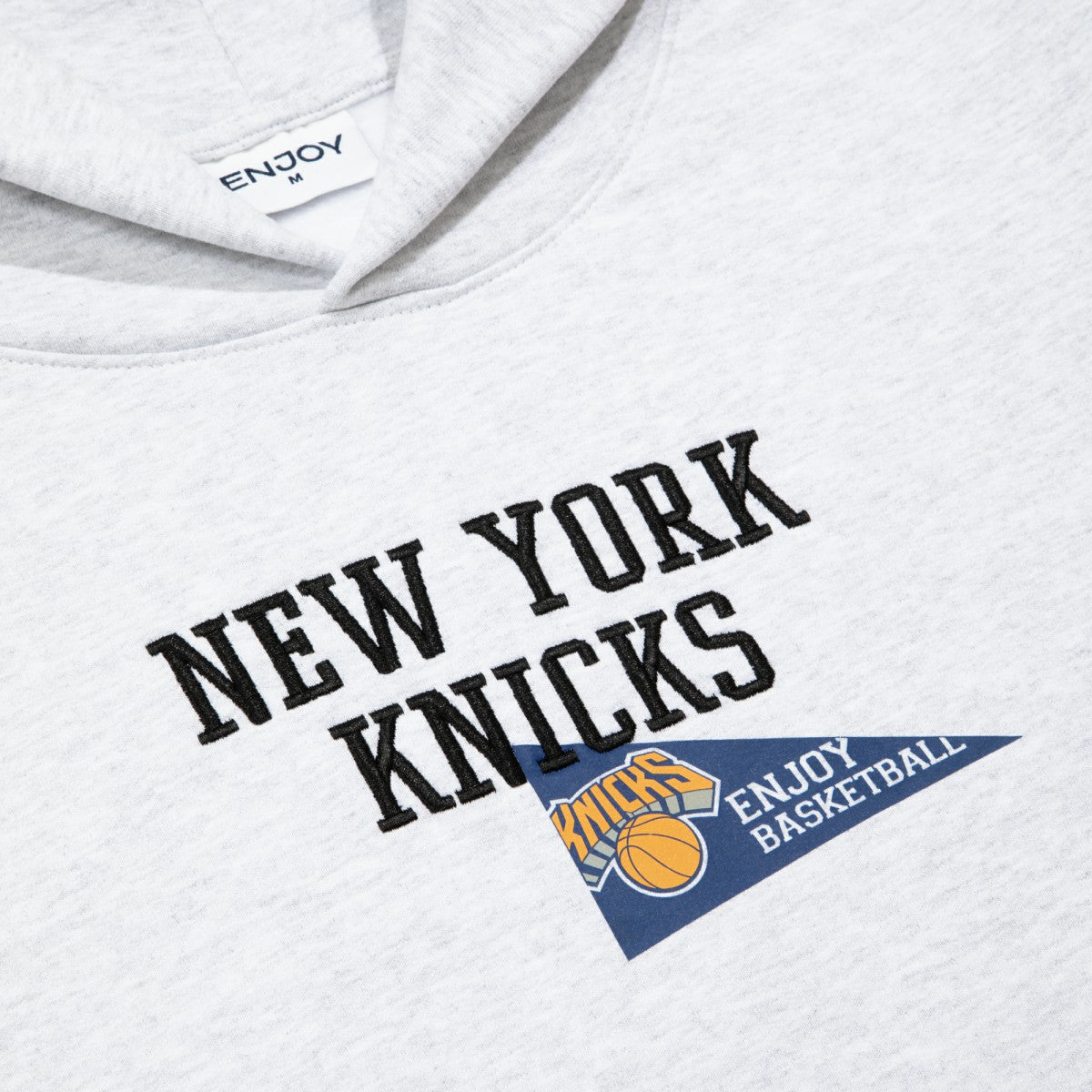 Enjoy Basketball x New York Knicks Unisex Hoop Enthusiast Capsule Collection Pullover Hoodie - Heather Gray outlet On Sale