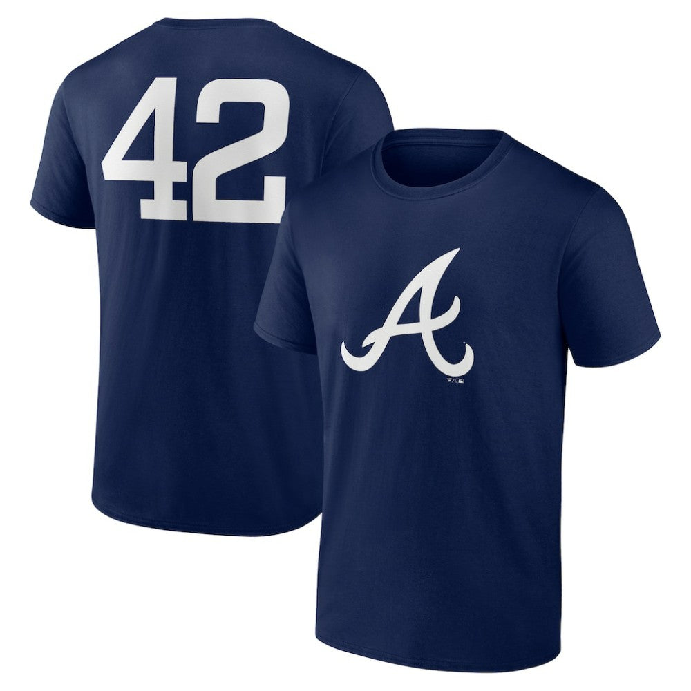 Atlanta Braves Jackie Robinson Day Name & Number T-Shirt | MLB Outlet