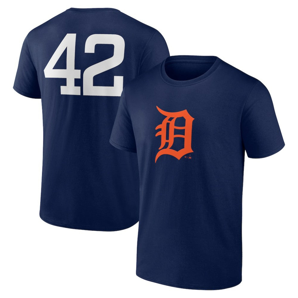Detroit Tigers Jackie Robinson Day Name & Number T-Shirt | MLB Outlet
