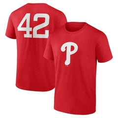 Philadelphia Phillies Jackie Robinson Day Name & Number T-Shirt | MLB Sale
