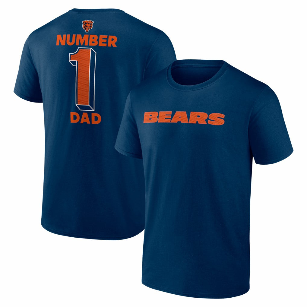 Chicago Bears  #1 Dad Jersey T-Shirt