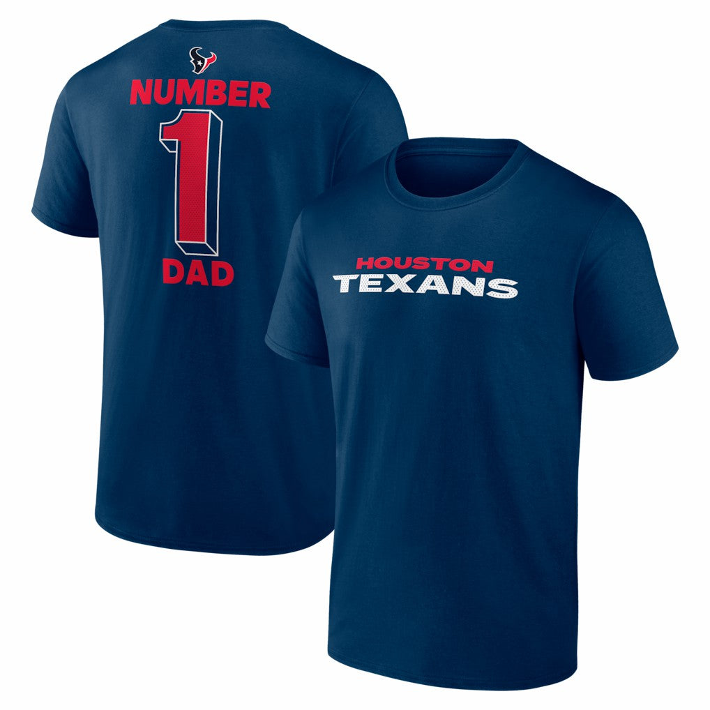Houston Texans  #1 Dad Jersey T-Shirt