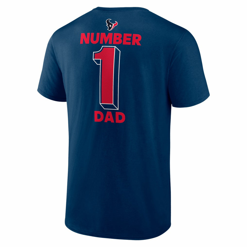 Houston Texans  #1 Dad Jersey T-Shirt