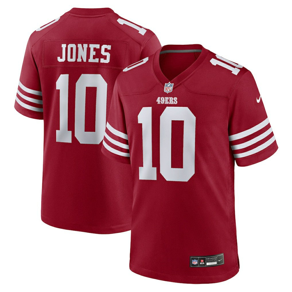 San Francisco 49ers Nike Mac Jones  Team Game Jersey