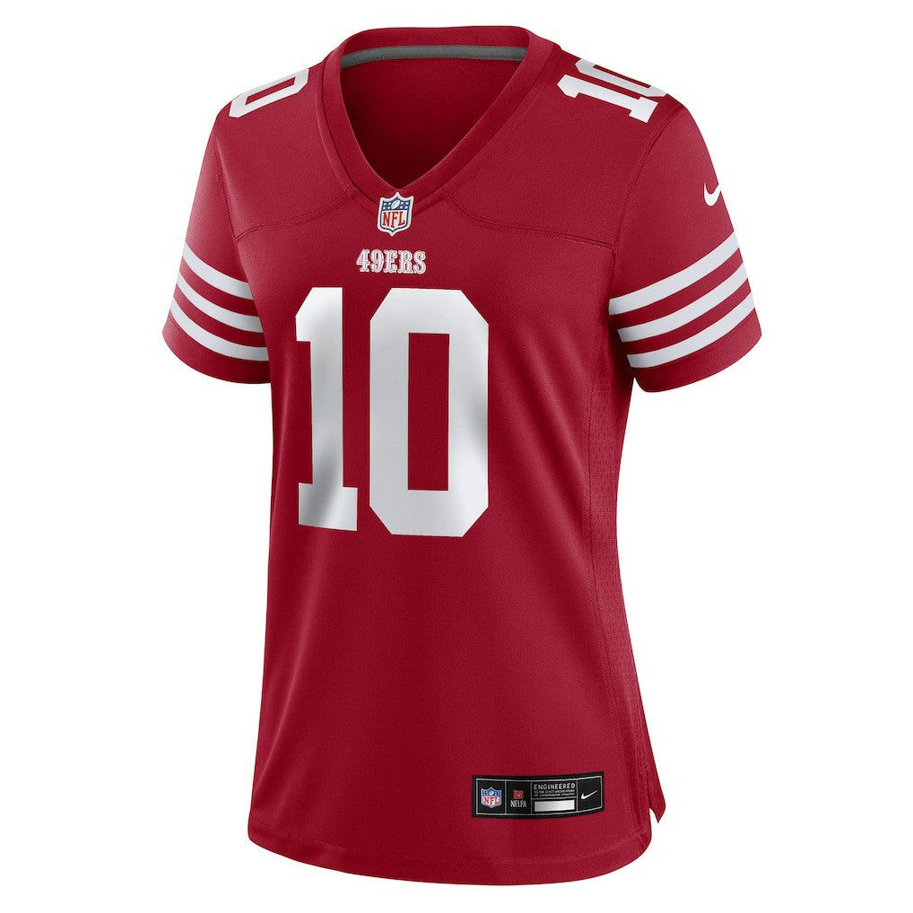 San Francisco 49ers Nike Mac Jones  Women's Team Game Jersey
