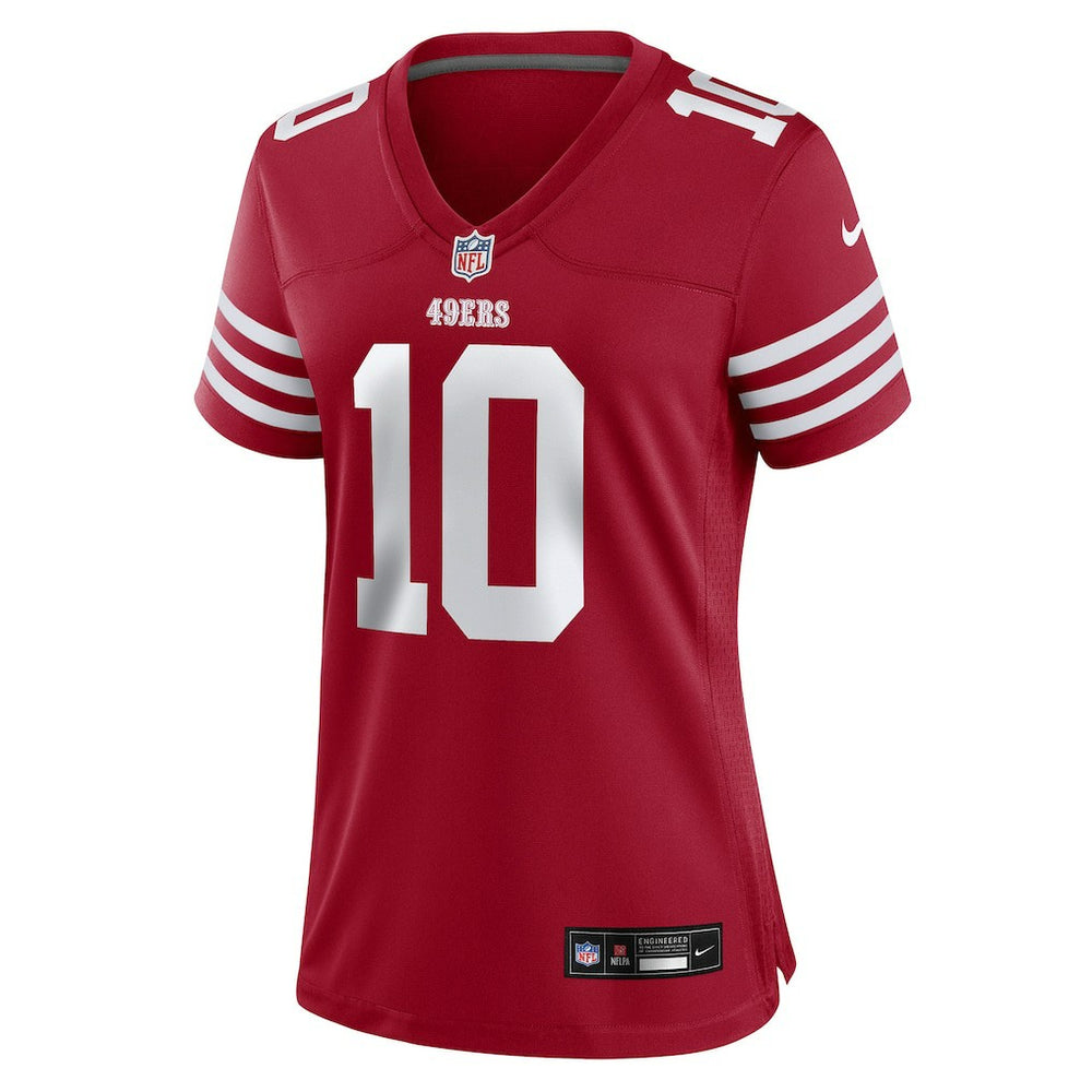 San Francisco 49ers Nike Mac Jones  Women's Team Game Jersey