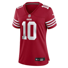 San Francisco 49ers Nike Mac Jones  Women's Team Game Jersey