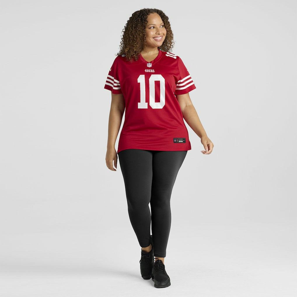 San Francisco 49ers Nike Mac Jones  Women's Team Game Jersey