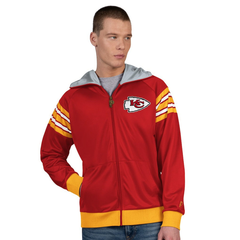 Kansas City Chiefs  Pro Player Helmet Full-Zip Hooded Track Jacket