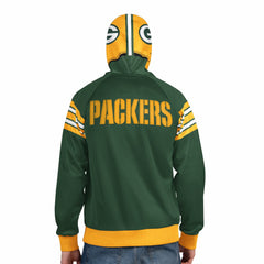 Green Bay Packers  Pro Player Helmet Full-Zip Hooded Track Jacket