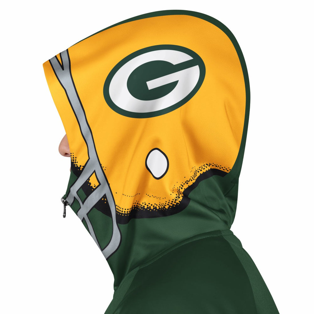 Green Bay Packers  Pro Player Helmet Full-Zip Hooded Track Jacket
