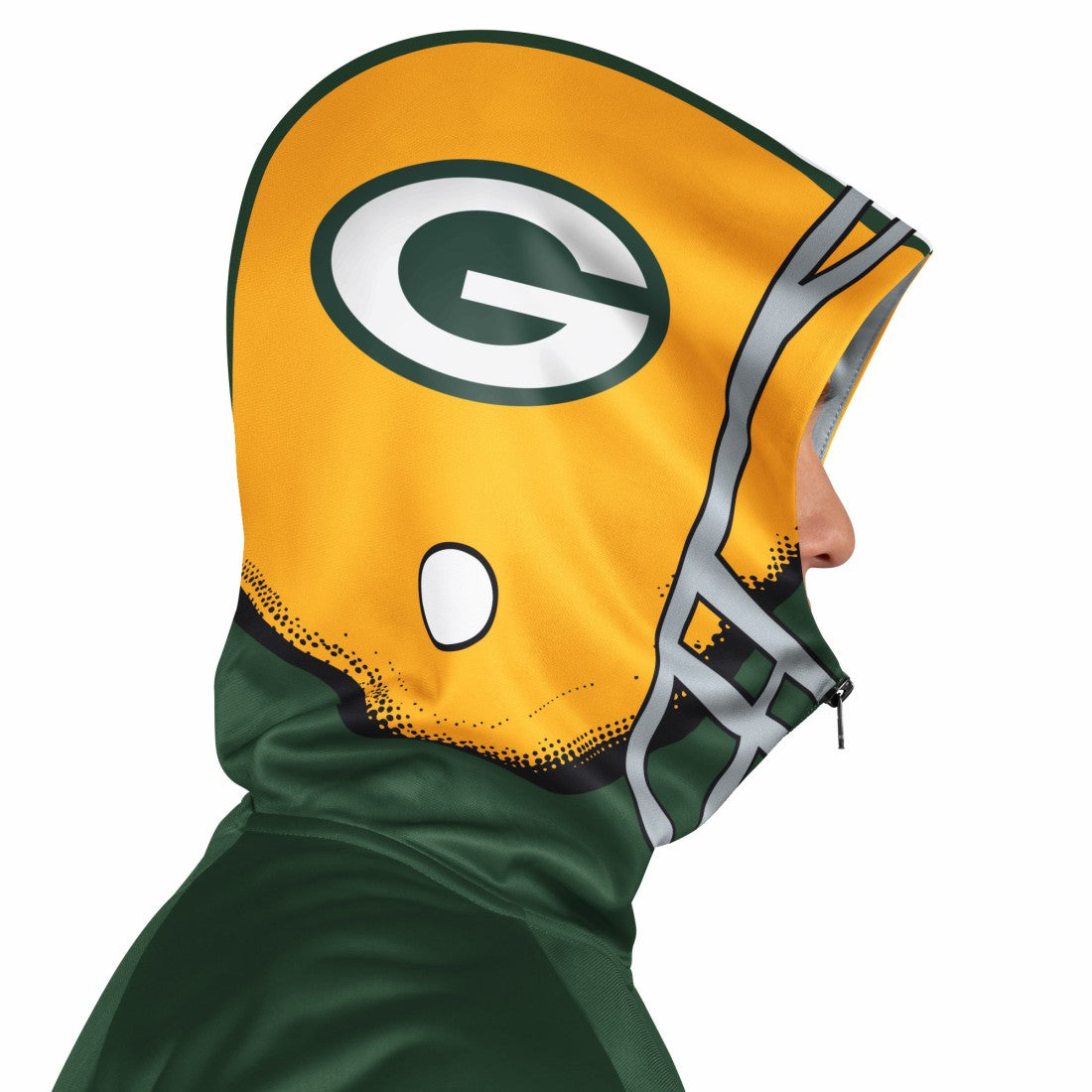 Green Bay Packers  Pro Player Helmet Full-Zip Hooded Track Jacket