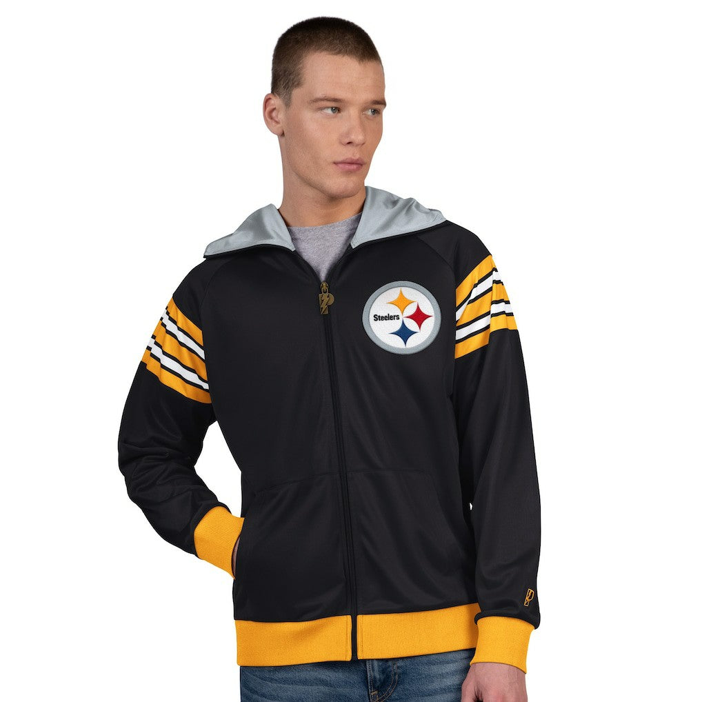 Pittsburgh Steelers  Pro Player Helmet Full-Zip Hooded Track Jacket