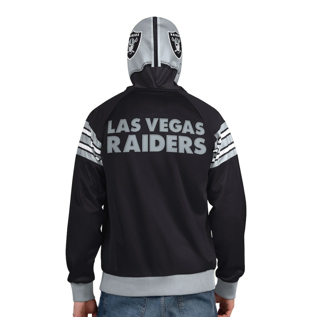 Las Vegas Raiders  Pro Player Helmet Full-Zip Hooded Track Jacket