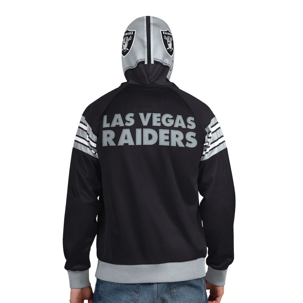 Las Vegas Raiders  Pro Player Helmet Full-Zip Hooded Track Jacket