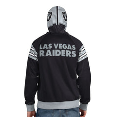 Las Vegas Raiders  Pro Player Helmet Full-Zip Hooded Track Jacket