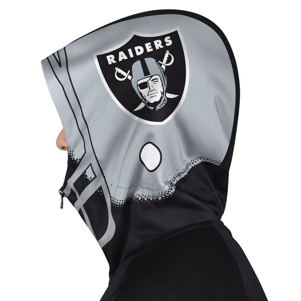 Las Vegas Raiders  Pro Player Helmet Full-Zip Hooded Track Jacket