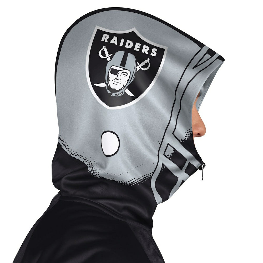 Las Vegas Raiders  Pro Player Helmet Full-Zip Hooded Track Jacket