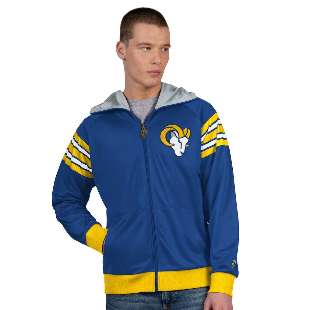 Los Angeles Rams  Pro Player Helmet Full-Zip Hooded Track Jacket