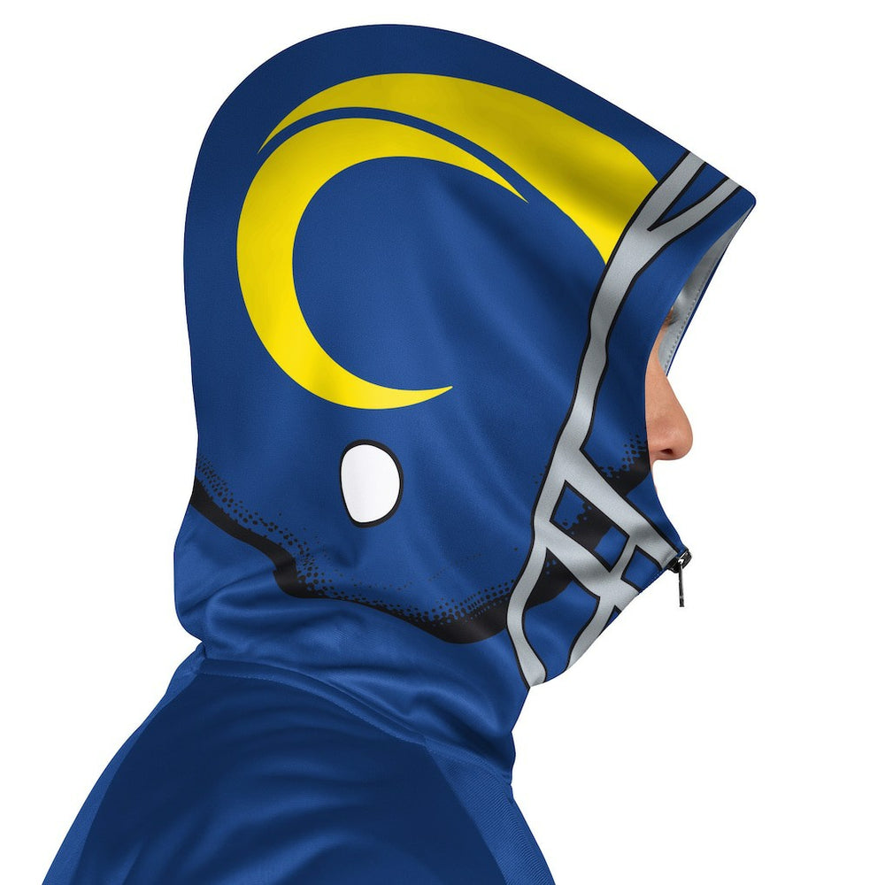 Los Angeles Rams  Pro Player Helmet Full-Zip Hooded Track Jacket