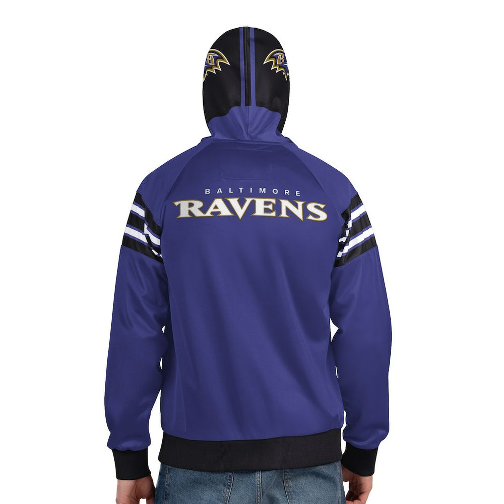 Baltimore Ravens  Pro Player Helmet Full-Zip Hooded Track Jacket