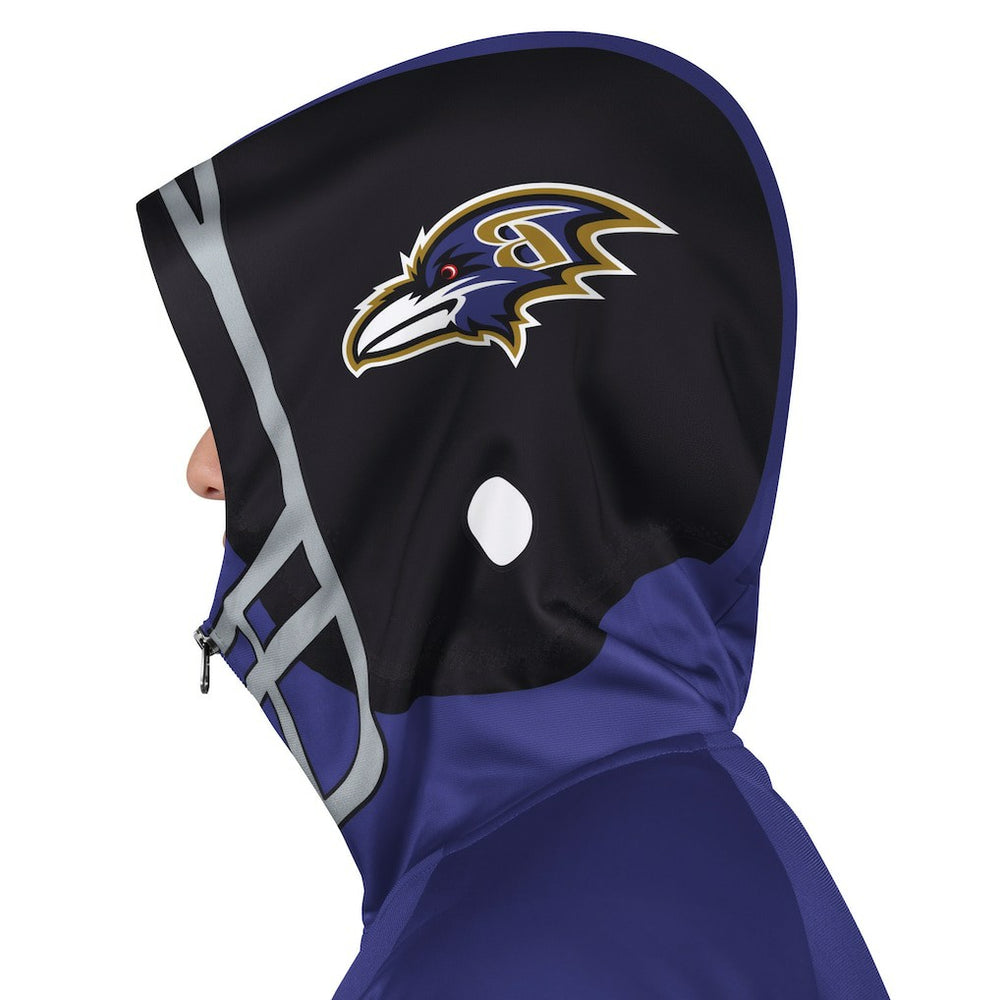 Baltimore Ravens  Pro Player Helmet Full-Zip Hooded Track Jacket