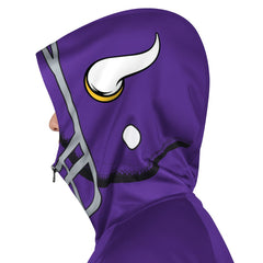 Minnesota Vikings  Pro Player Helmet Full-Zip Hooded Track Jacket