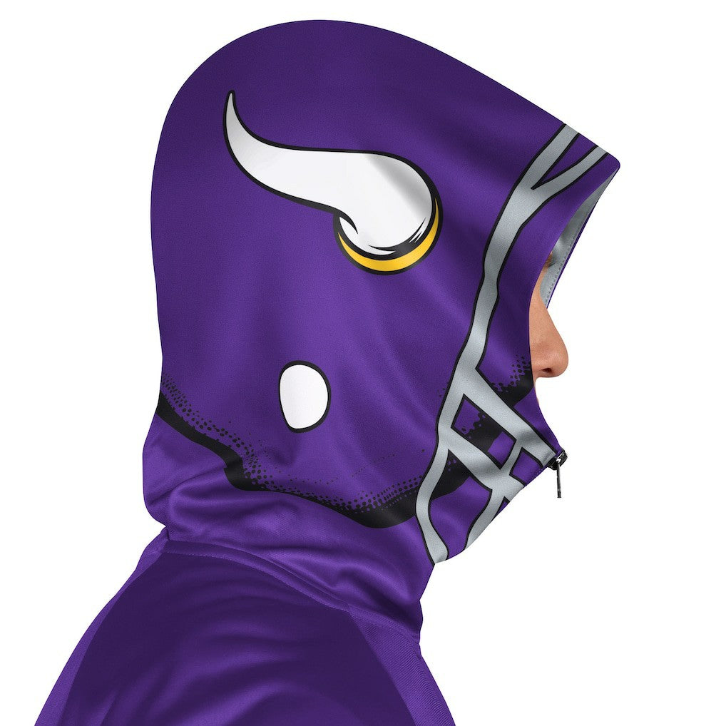 Minnesota Vikings  Pro Player Helmet Full-Zip Hooded Track Jacket