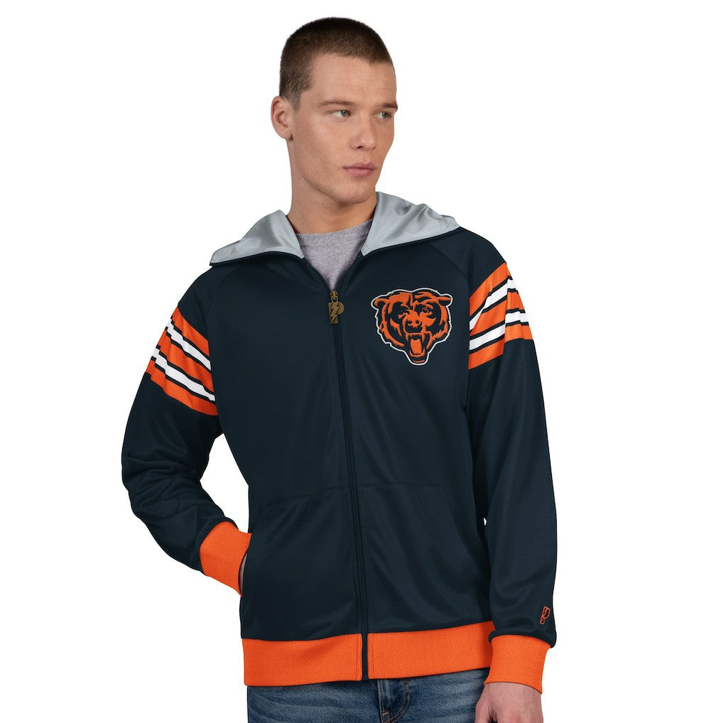 Chicago Bears  Pro Player Helmet Full-Zip Hooded Track Jacket
