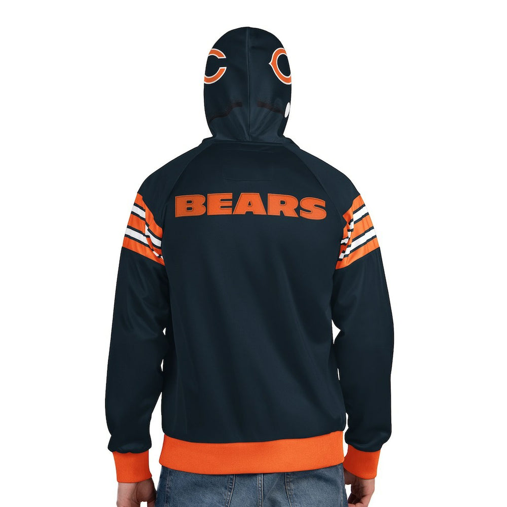 Chicago Bears  Pro Player Helmet Full-Zip Hooded Track Jacket
