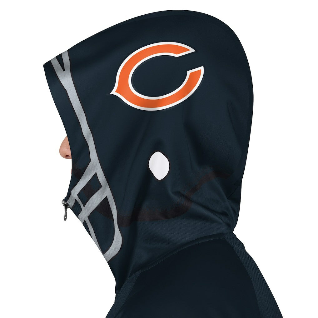 Chicago Bears  Pro Player Helmet Full-Zip Hooded Track Jacket