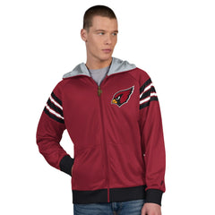 Arizona Cardinals  Pro Player Helmet Full-Zip Hooded Track Jacket