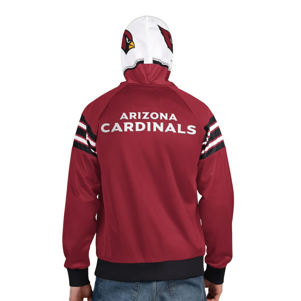 Arizona Cardinals  Pro Player Helmet Full-Zip Hooded Track Jacket