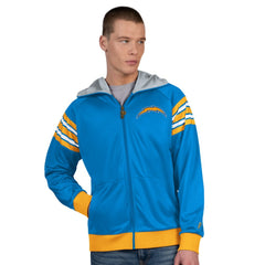 Los Angeles Chargers  Pro Player Helmet Full-Zip Hooded Track Jacket
