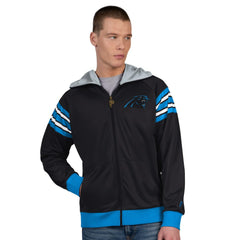 Carolina Panthers  Pro Player Helmet Full-Zip Hooded Track Jacket
