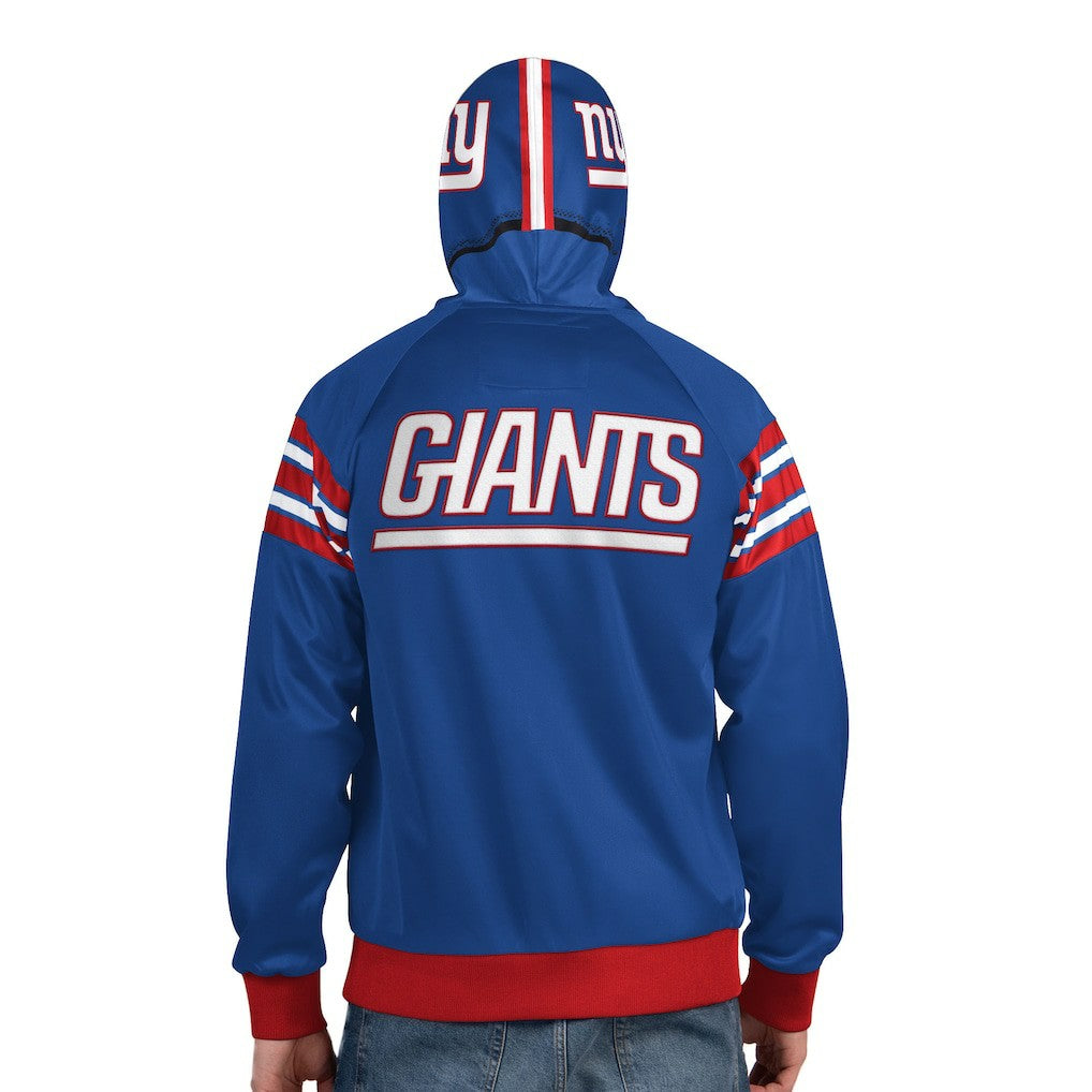 New York Giants  Pro Player Helmet Full-Zip Hooded Track Jacket