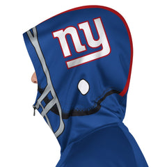 New York Giants  Pro Player Helmet Full-Zip Hooded Track Jacket