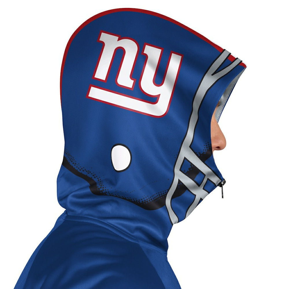 New York Giants  Pro Player Helmet Full-Zip Hooded Track Jacket