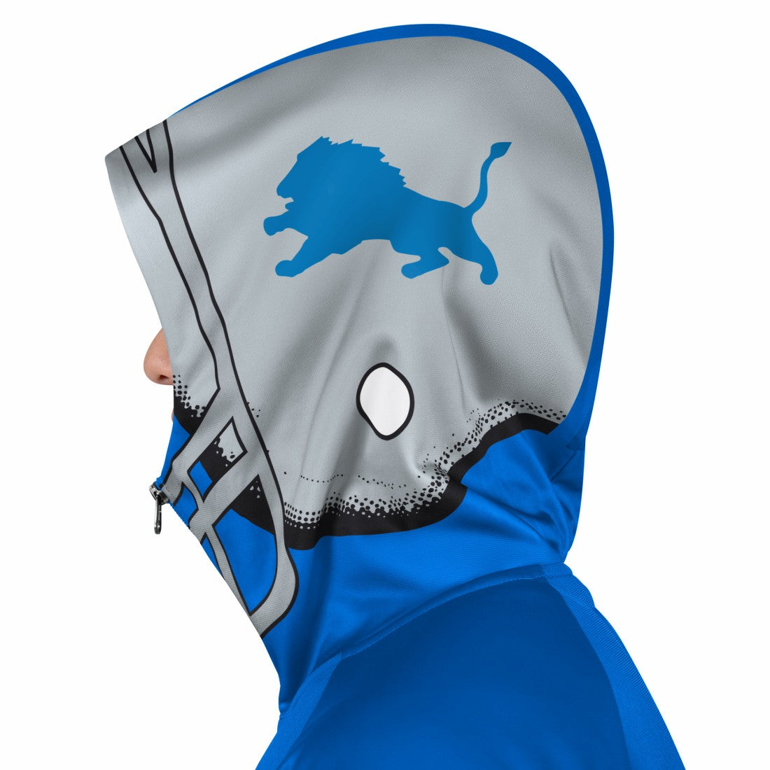 Detroit Lions  Pro Player Retro Helmet Full-Zip Hooded Track Jacket