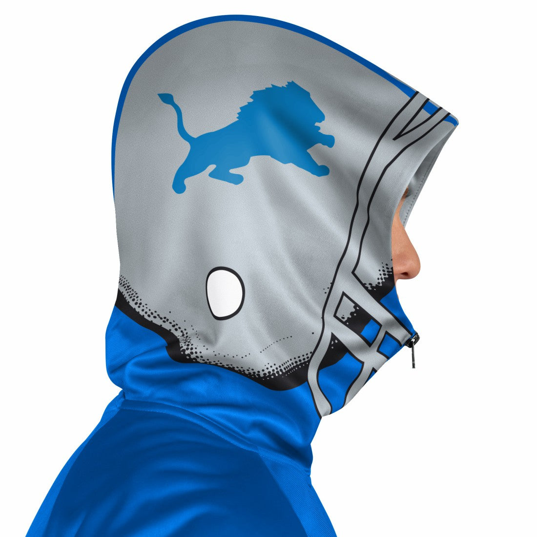 Detroit Lions  Pro Player Retro Helmet Full-Zip Hooded Track Jacket