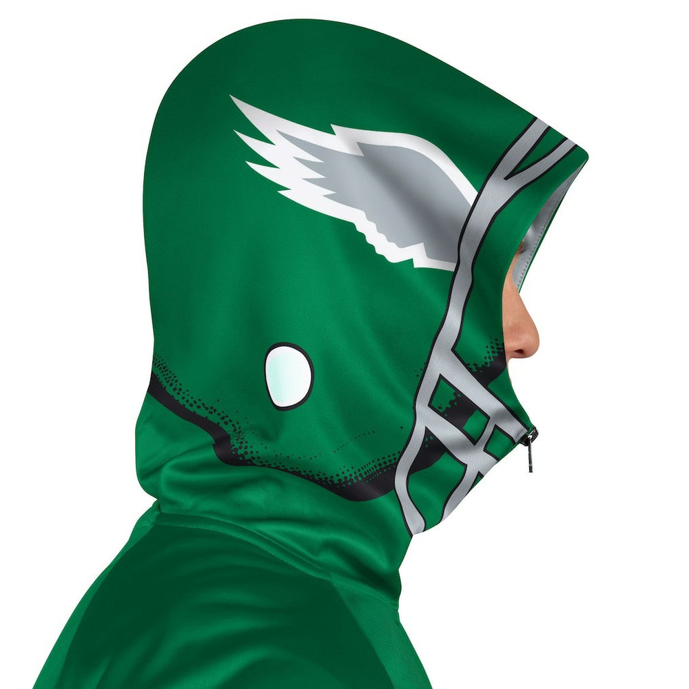 Philadelphia Eagles  Pro Player Retro Helmet Full-Zip Hooded Track Jacket